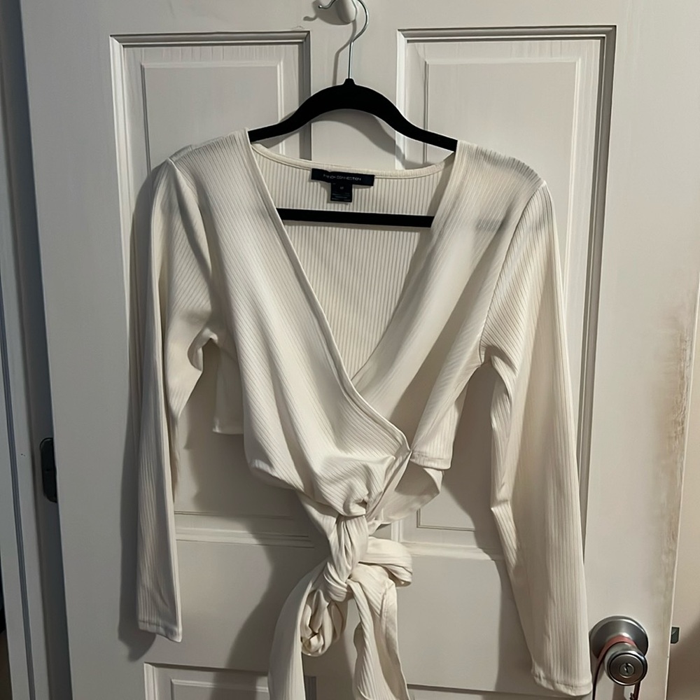 French Connection Tie Back Top
